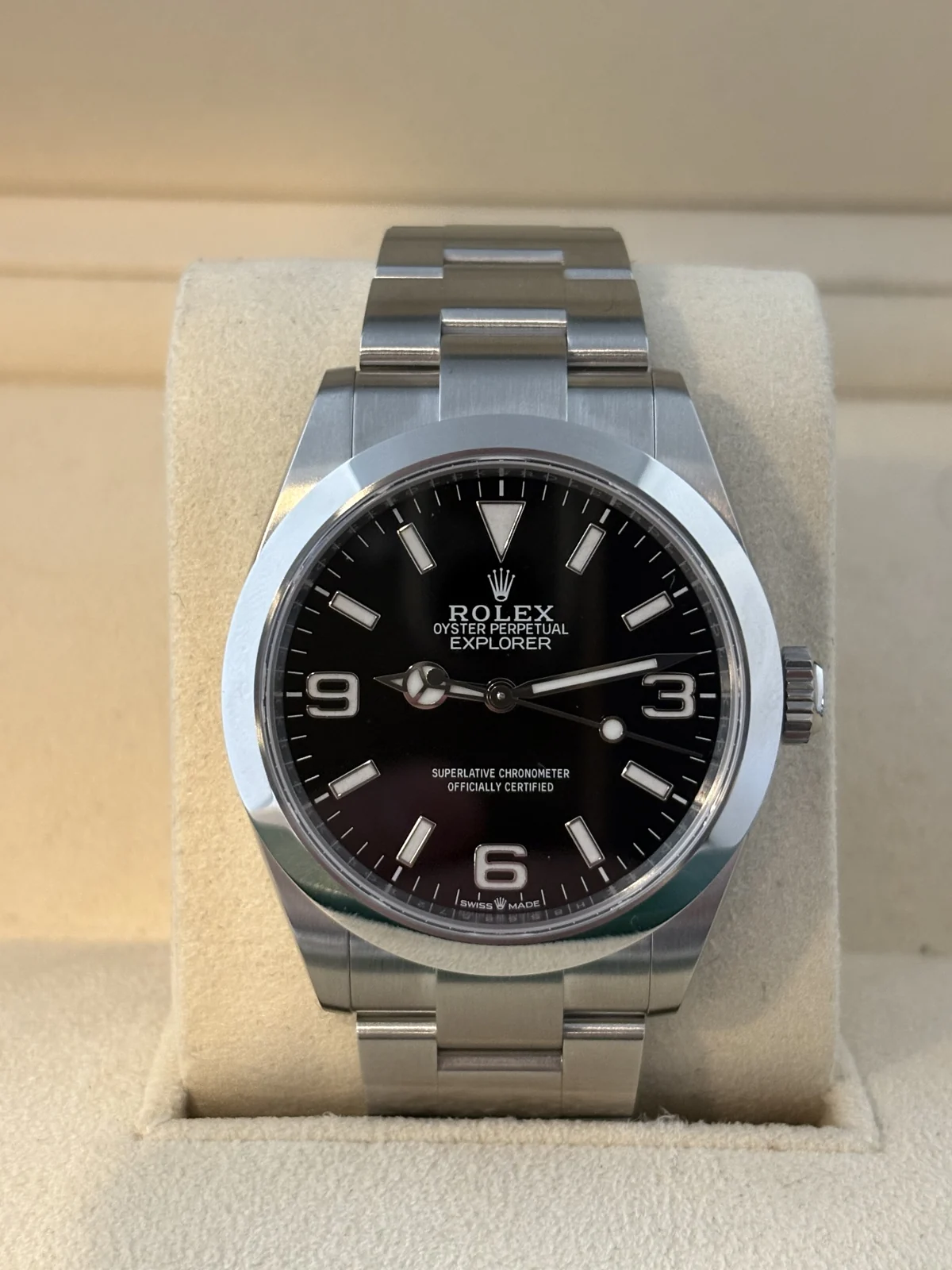 rolex explorer 40mm steel 2026