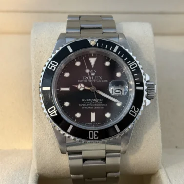 rolex submariner 40mm steel 1989