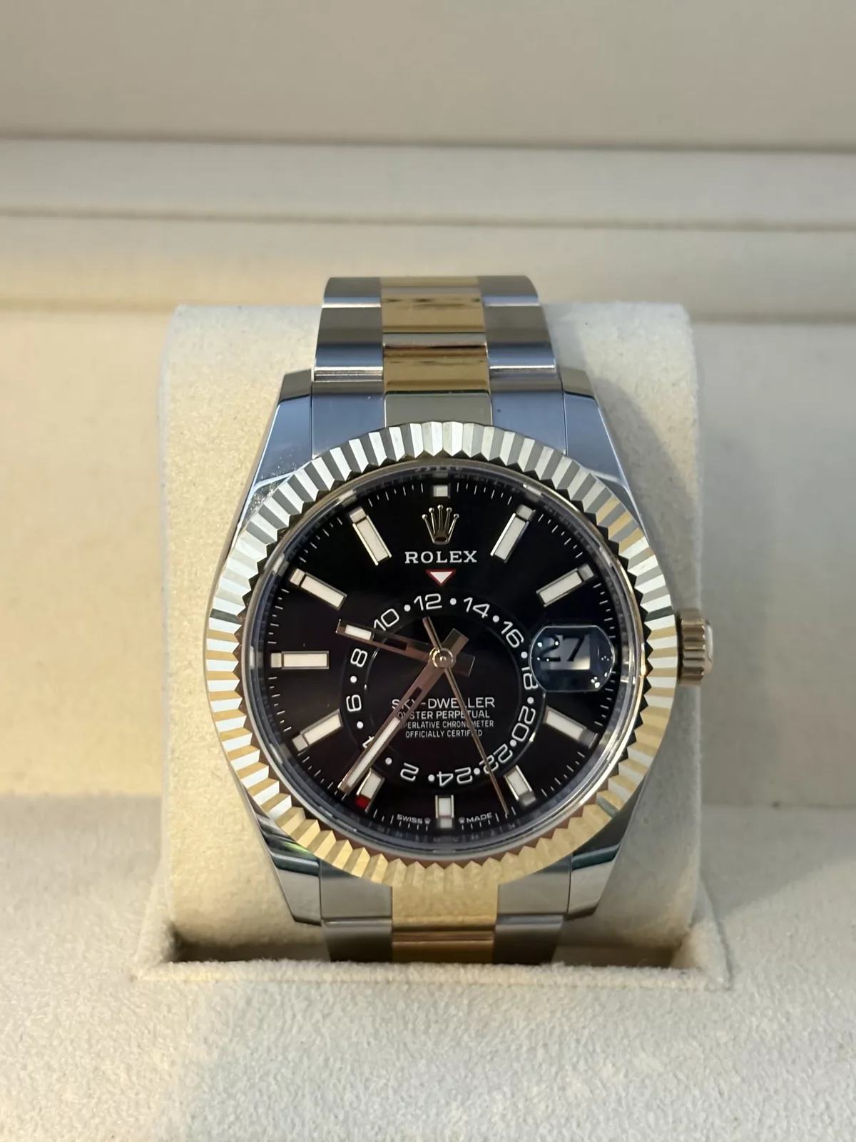 rolex sky-dweller 336933 43mm steel & yellow gold 2024