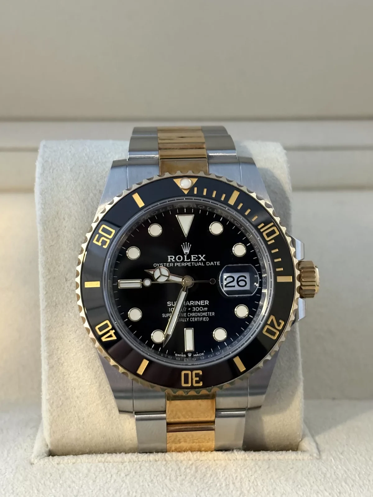 rolex submariner 126613ln 41mm steel & yellow gold 2022